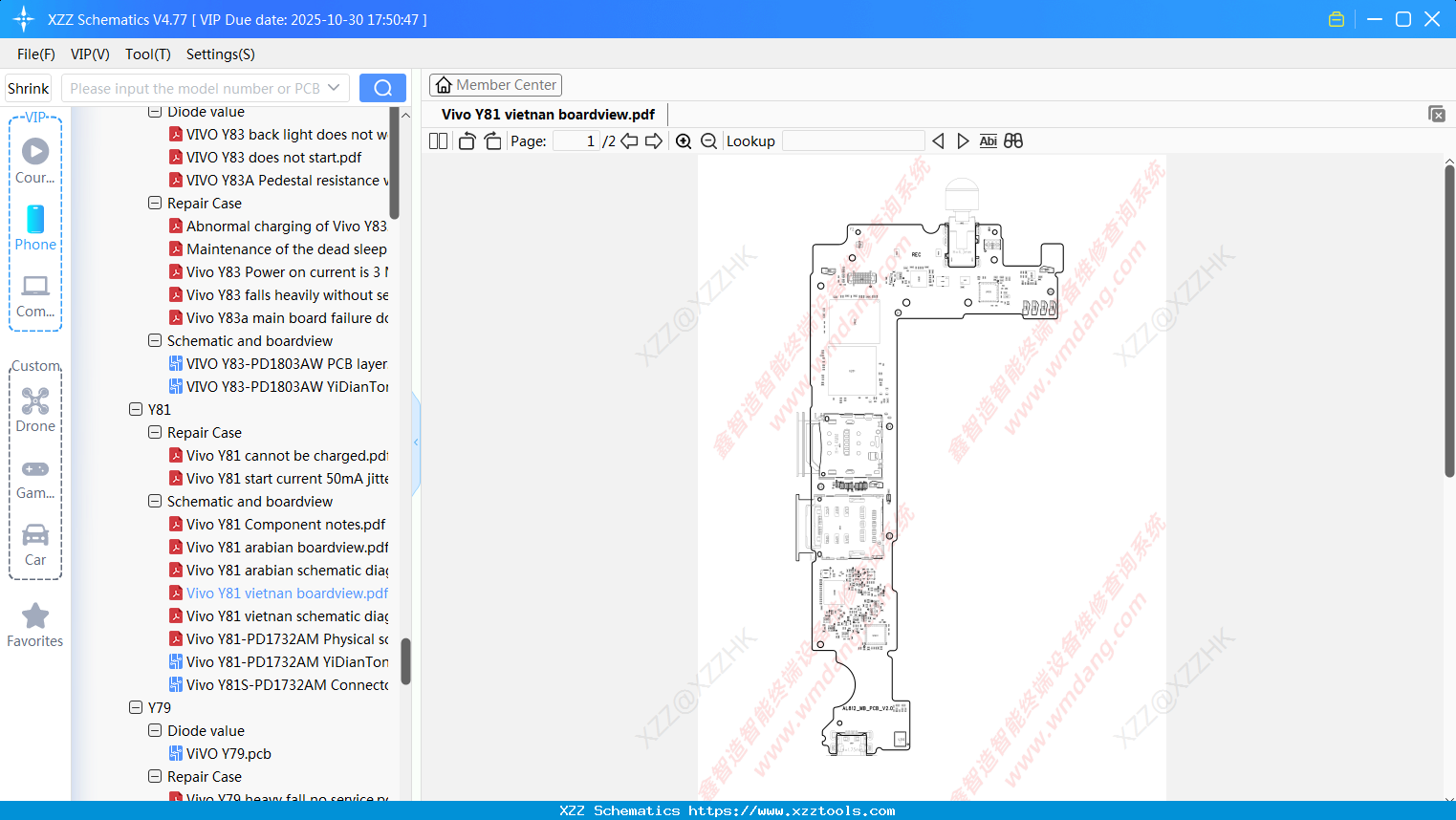 Vivo Y81 Vietnan Boardview
